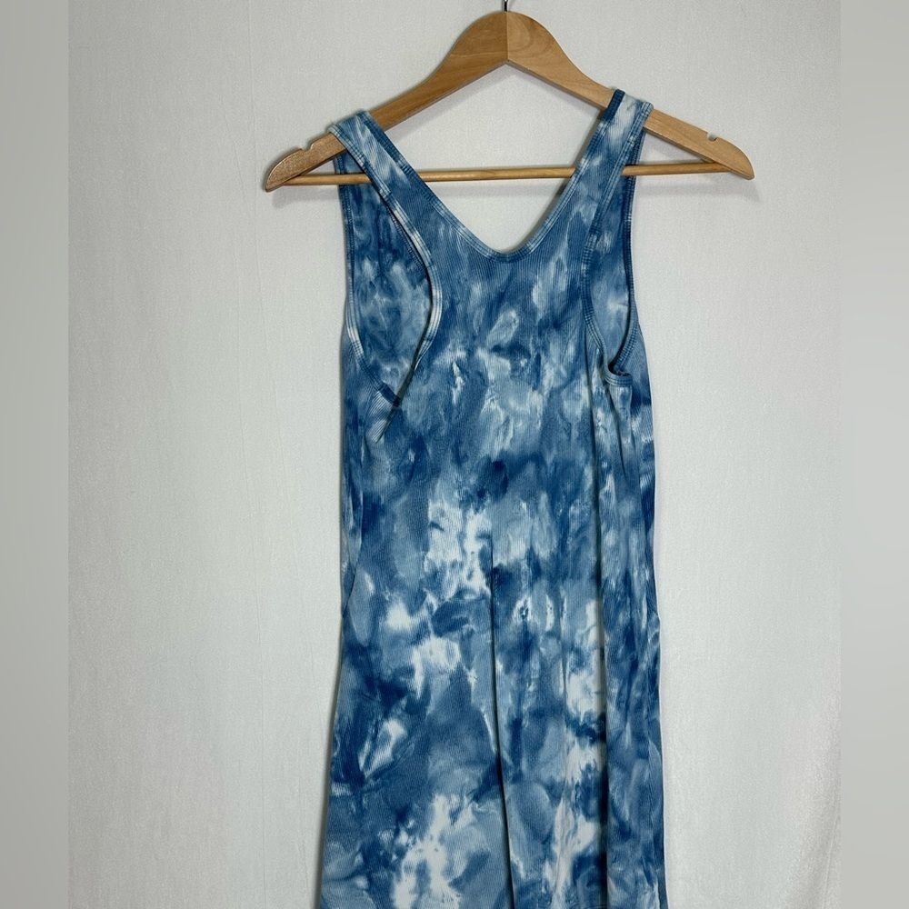 Eleven‎ by Venus Williams Blue Tie Dye Ribbed Tennis Dress Sleeveless Mini Small - Picture 5 of 5